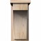 Ekena Millwork Huntington Smooth Corbel w/Backplate, Douglas Fir, 7 1/2"W x 12"D x 16"H COR08X12X16HUN01SDF - alternate 3